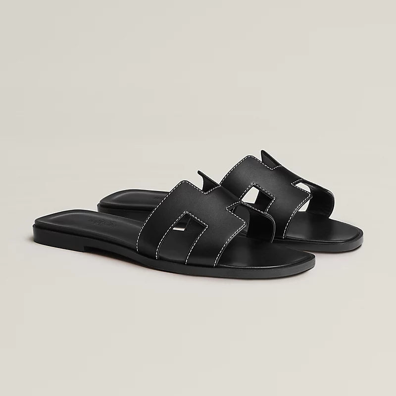 Hermes Oran Sandals - Rose